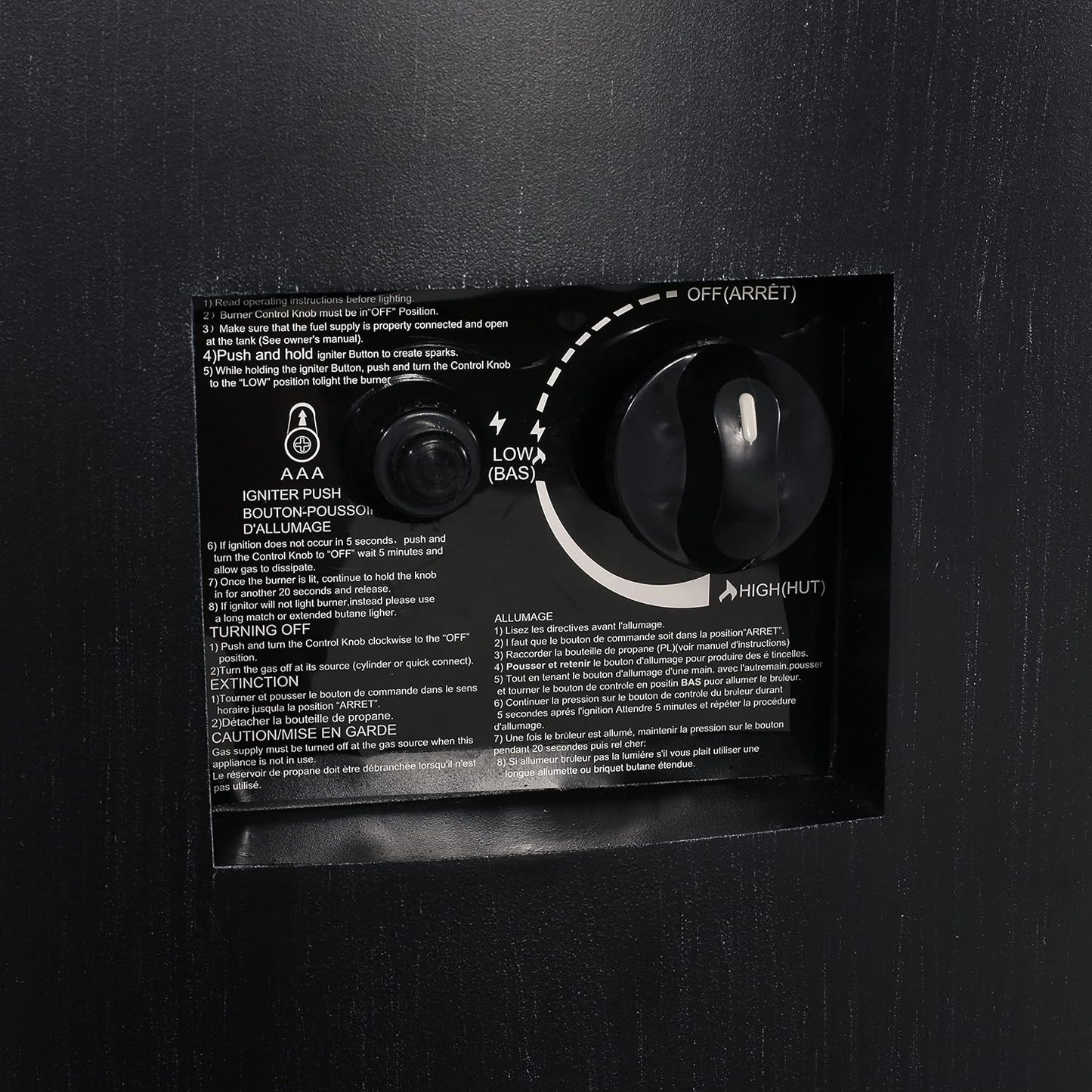 Wellington Outdoor 40,000 BTU Circular Fire Pit - Brushed Black